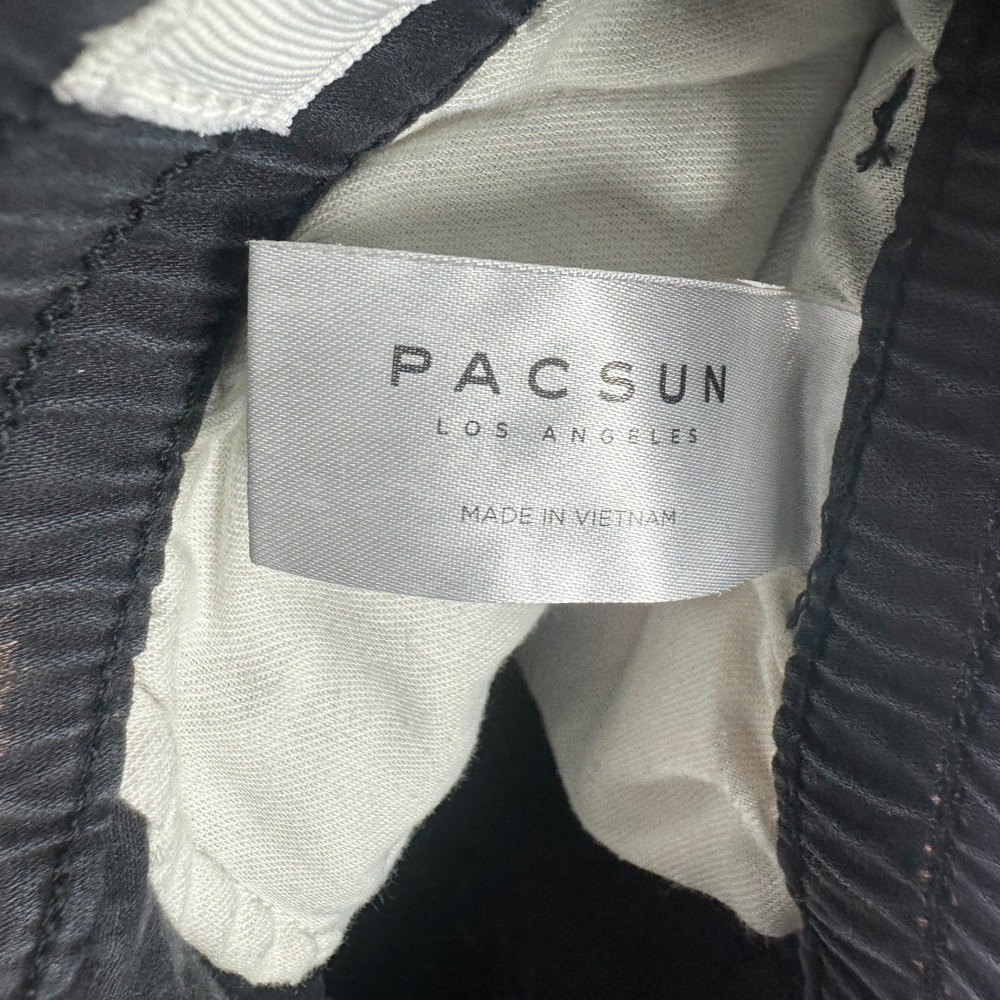PacSun Pant Mens S Beige Tie-Dye Cotton Cargo Tapered Utility Jogger Stretch - Picture 6 of 10
